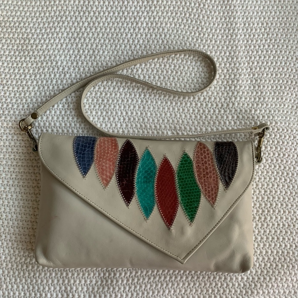 Vintage 1970’s/80’s Envelope Bag with Removable Strap